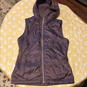 Gear For Sports Sleeveless Hooded Vest W/ Pockets Shimmering Eggplant Plum